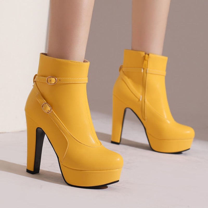 Ethnic Modern Fashion - Mode Platform Laarzen Vrouwen Sexy Klinknagels