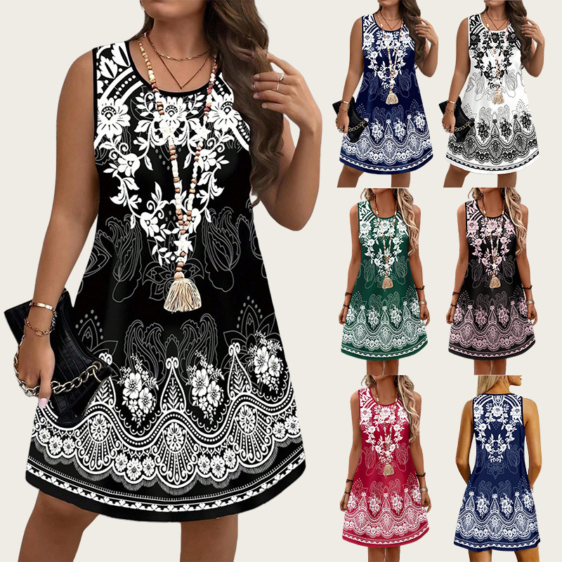 Ethnic Fashion Clothing - Etnische stijl vintage jurken 2026 zomer