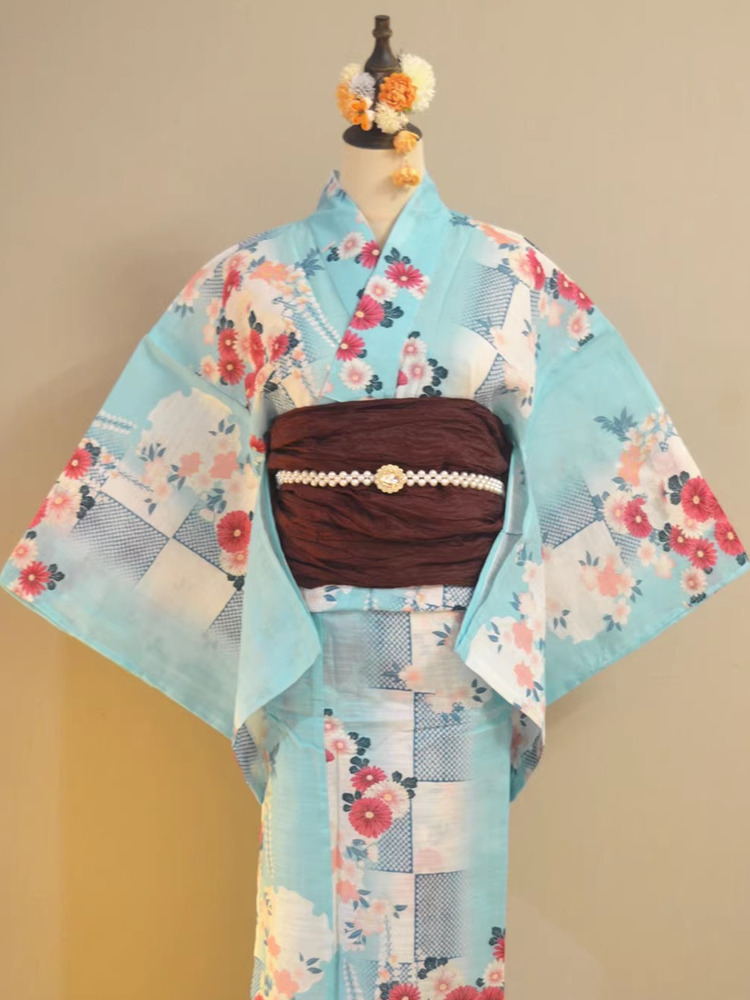 Ethnic Fashion Clothing - Traditionele Yukata Kimono Katoen Linnen Materiaal