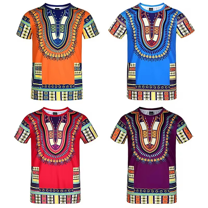 Zomer Harajuku 3D Print Afrika - Kids Ethnic Fashion recensie en prijs