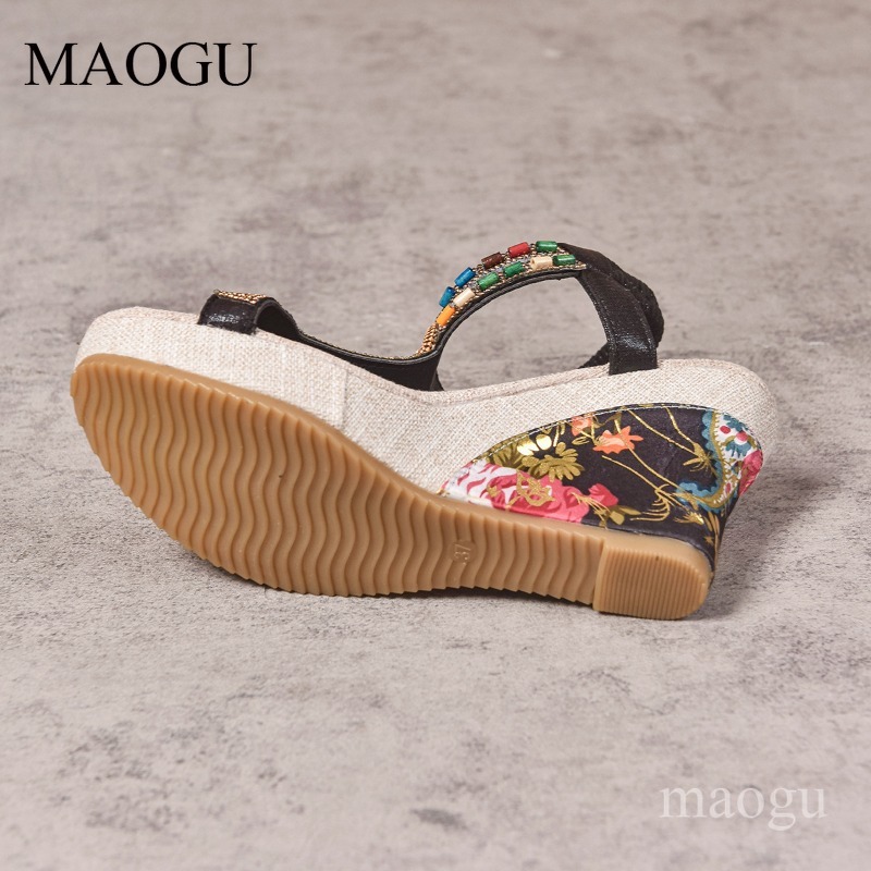 Boho sandalen met kralen en bl - Ethnic Modern Fashion recensie en prijs