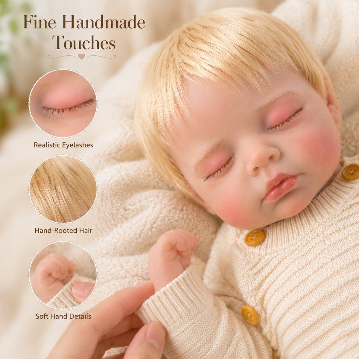 50CM handgemaakte reborn pop,  - Kids Ethnic Fashion recensie en prijs