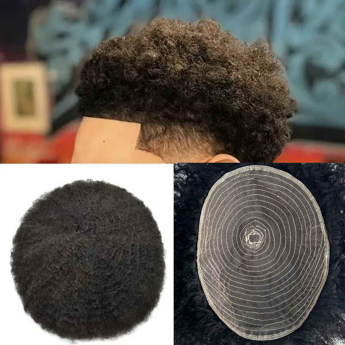 Afro-stijl haartoupetje voor m - Ethnic Fashion India recensie en prijs