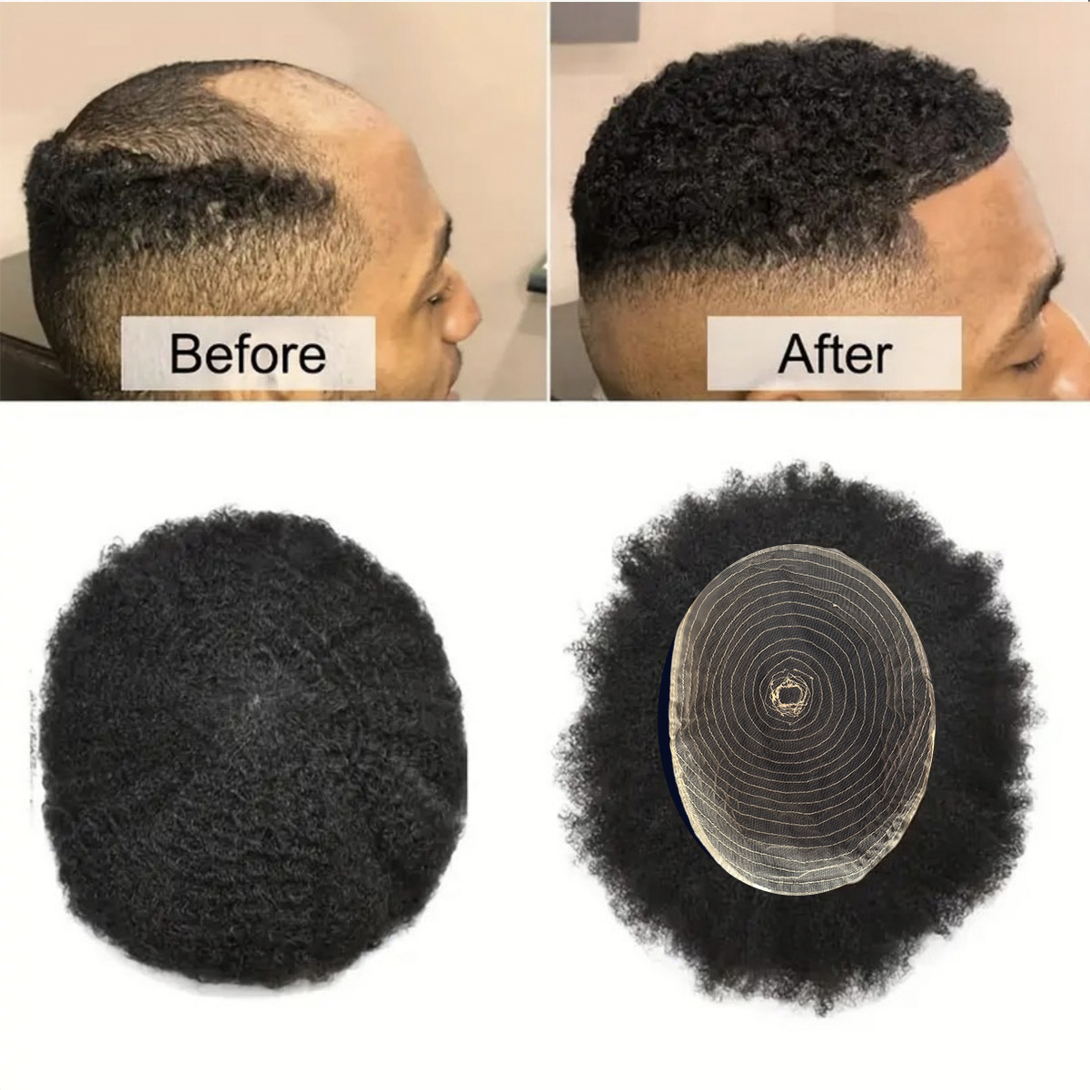 Afro-stijl haartoupetje voor m - Ethnic Fashion India recensie en prijs