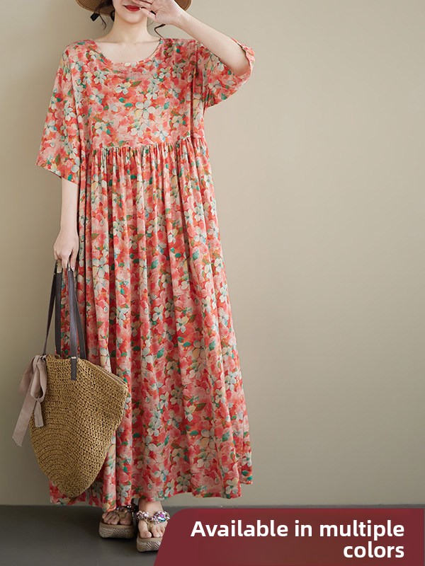 Zomer Nieuwe Plus Size Jurk me - Ethnic Fashion Clothing recensie en prijs