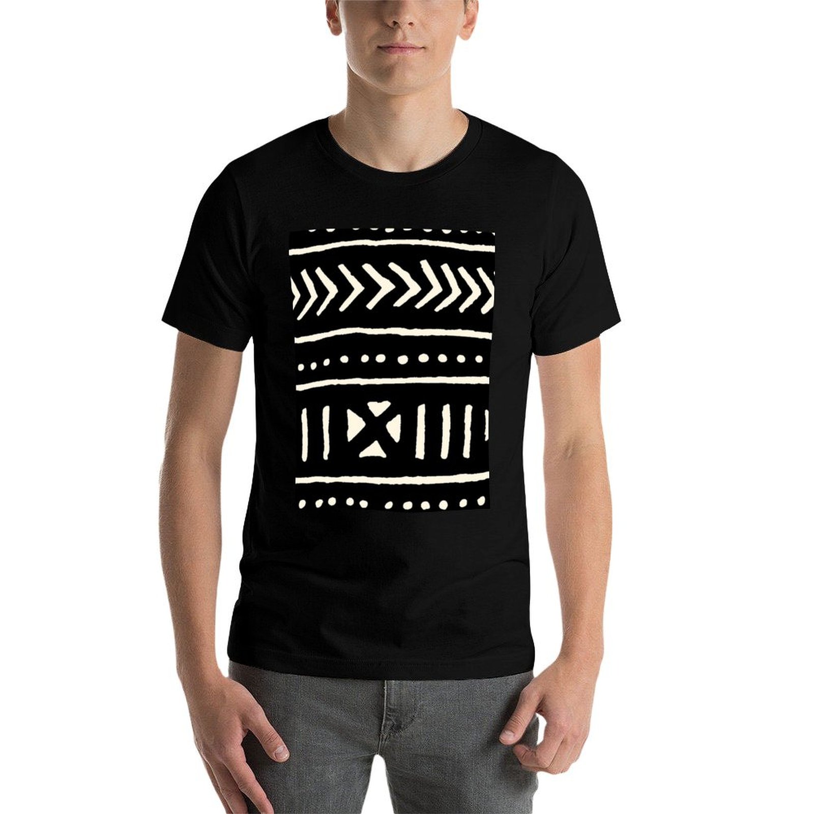 Afrikaanse modderdoek zwart-wi - Mudcloth Print Top recensie en prijs